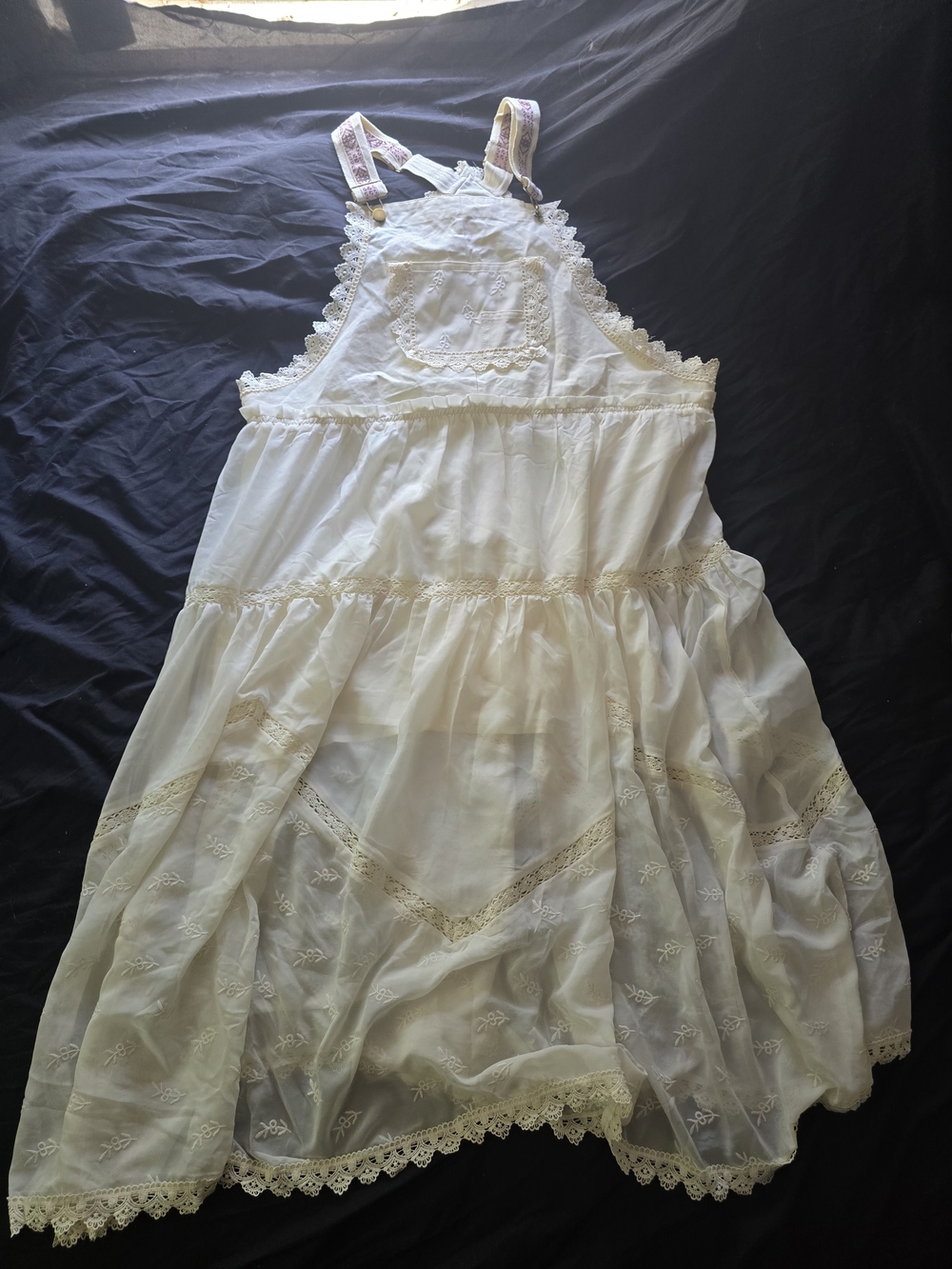 Women’s Cream Over Skirt Dress